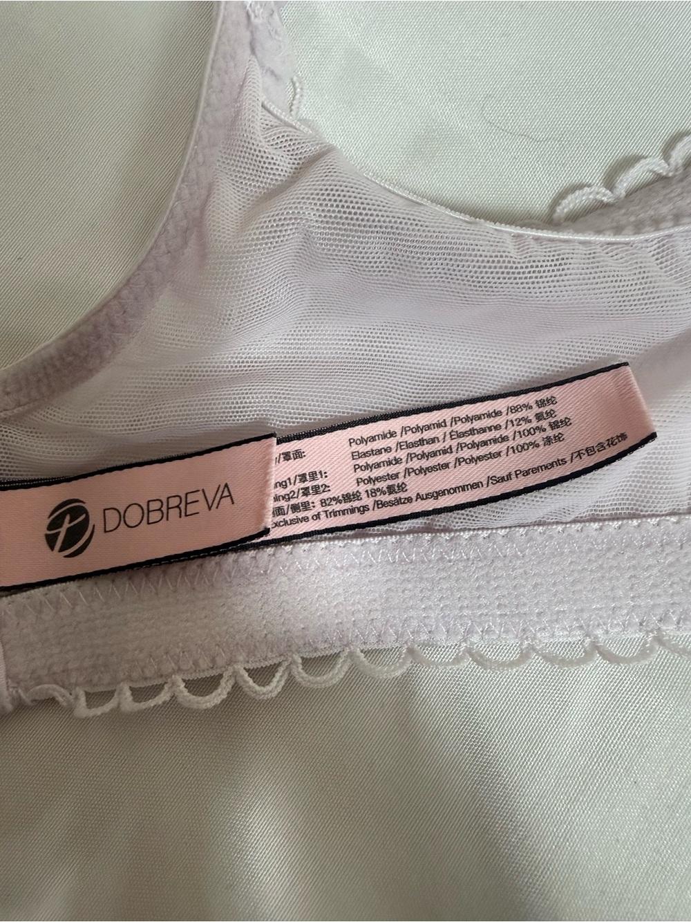 Dobreva Lace Underwire Bra - Light Lavender size 42B - Picture 2 of 9